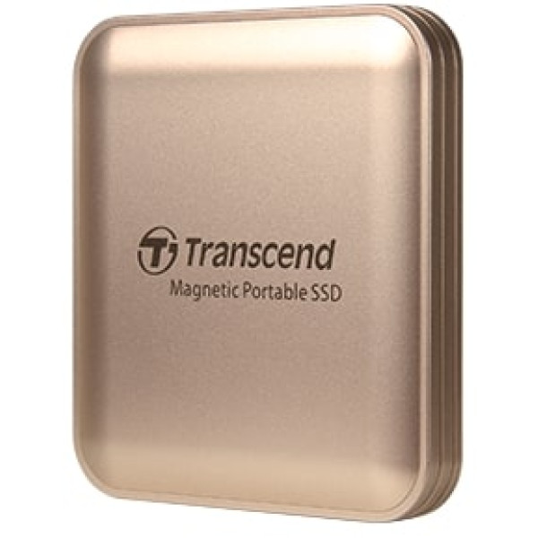 Фото - SSD-накопичувач зовнішній Transcend 2TB ESD420G, USB 20Gbps, Type C,Magsafe,Gold (TS2TESD420G)