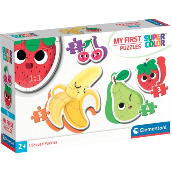 Фото - Пазли (до 2 років) Clementoni 4 в 1 Fruits серія My First Puzzles (20815)
