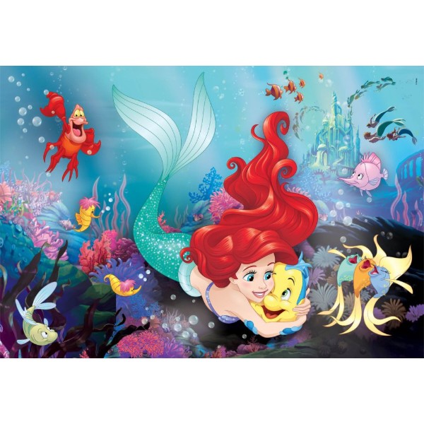 Фото - Пазли (3-4 роки) Clementoni The Little Mermaid серія MAXI 24 ел. (24243)