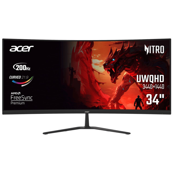 Фото - Монітор ігровий Acer ED340CURX0bmiipx (UM.CE0EE.009) Black