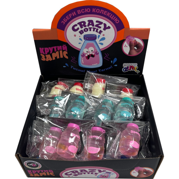 Фото - Антистрес іграшка Monster Gum Крутий заміс - Crazy Bottle в асортименті (CKS-1O778)