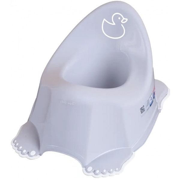 Фото - Горщик дитячий Tega Baby Каченя з антиковзаючою гумою і музикою Світло-фіолетовий (PO-070-133)