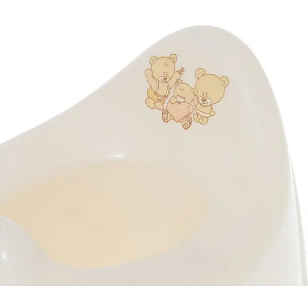 Фото - Горщик дитячий Tega Baby Ведмедики з музикою Бежевий (PO-038-119)
