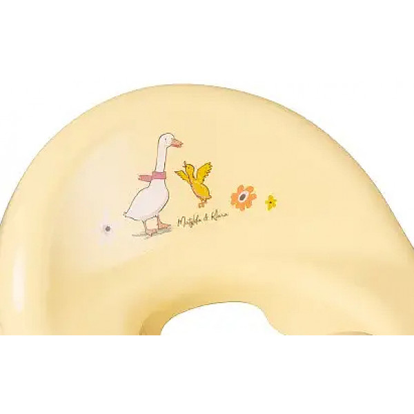 Фото - Дитяча накладка на унітаз класична Tega Baby Лісова казка з антиковзаючою гумою Світло-жовтий (FF-002-109)