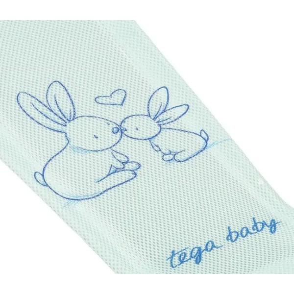 Фото - Гамак для купания в ванночку Tega Baby с рисунком Зайчики, Мятный (KR-026-105)