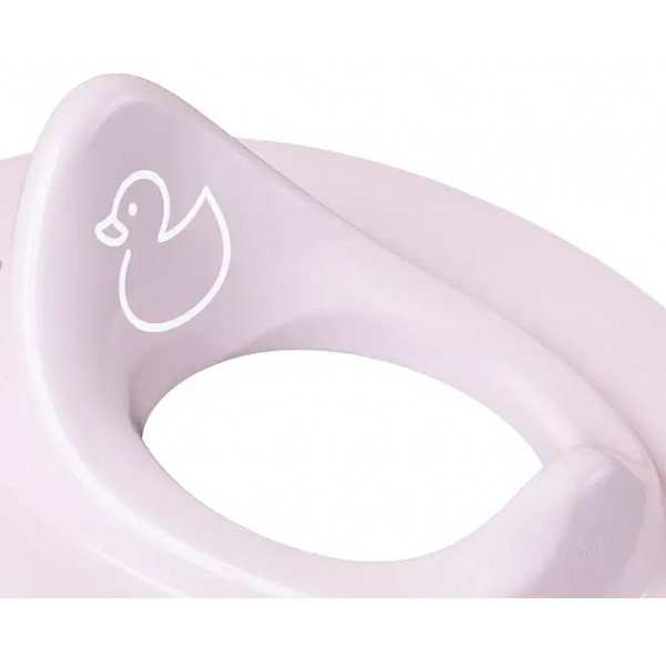 Фото - Дитяча накладка на унітаз класична Tega Baby Каченя Світло-рожевий (DK-090-130)