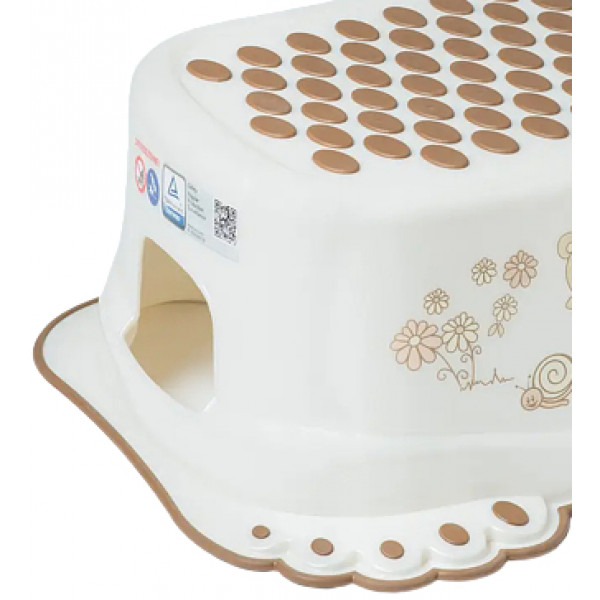 Фото - Підставка дитяча під умивальник Tega Baby Ведмедики з антиковзаючою гумою Біла Перлина (MS-017-118)