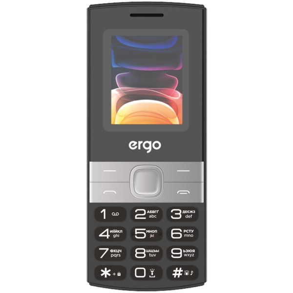 Фото - Мобільний телефон Ergo B185 Dual Sim  Black
