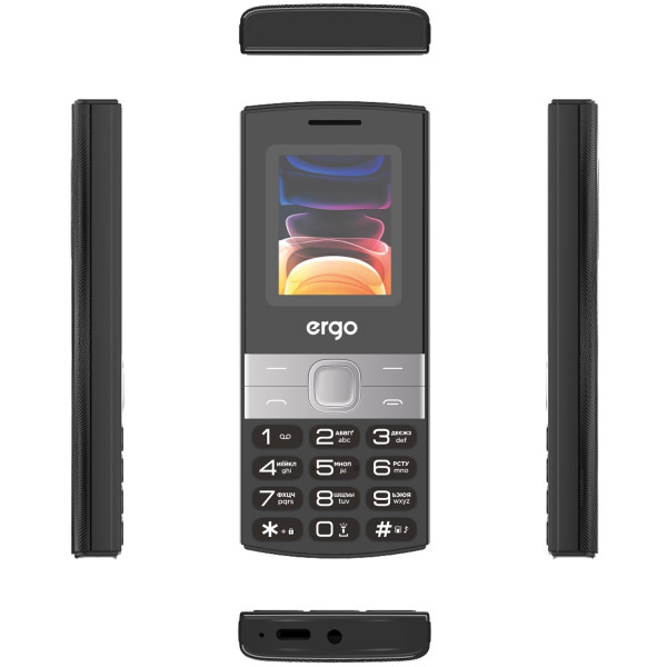 Фото - Мобільний телефон Ergo B185 Dual Sim  Black
