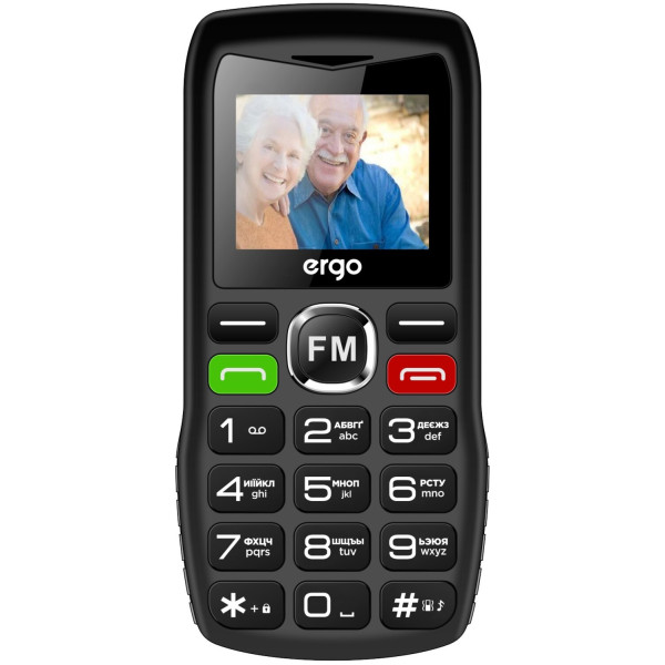 Фото - Мобильный телефон Ergo R182 Dual Sim Black