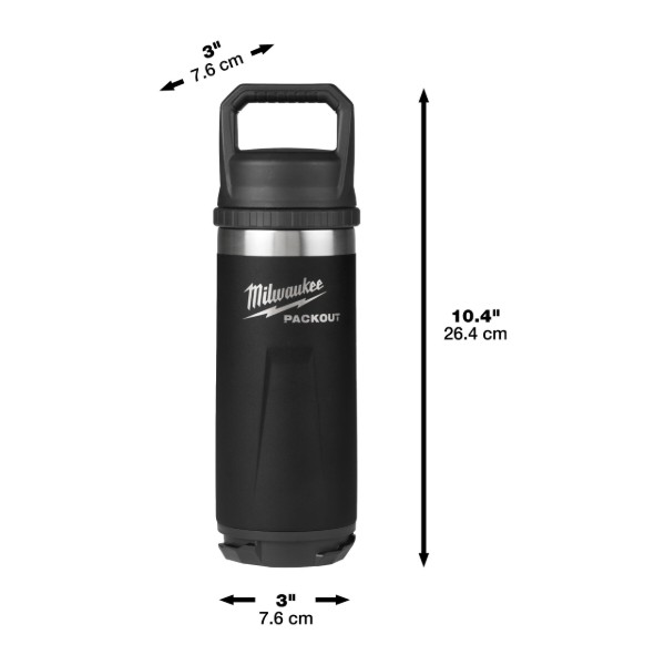 Фото - Термопляшка Milwaukee PACKOUT 710 мл Black (4932493466)
