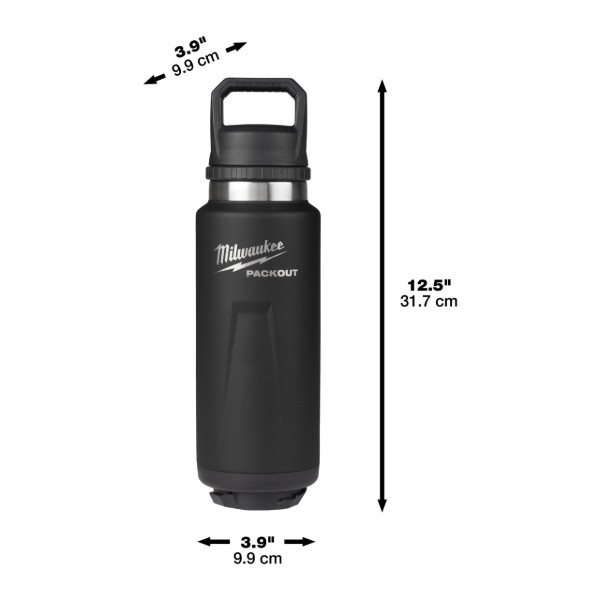 Фото - Термопляшка Milwaukee PACKOUT 1065 мл Black (4932493468)