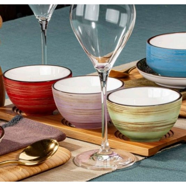 Фото - Салатник Wilmax Spiral Orange 16.5 см 1000 мл (WL-669331 / A)