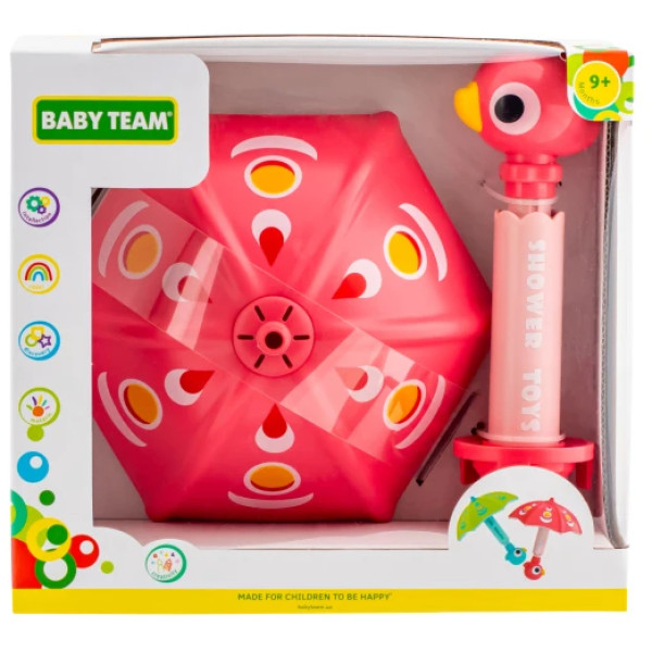 Фото - Іграшка для ванної Baby Team Парасолька (9032_рожева)