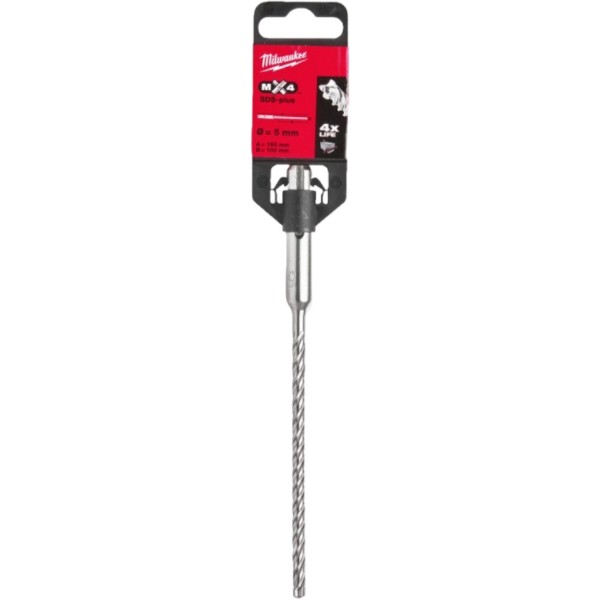 Фото - Бур Milwaukee SDS-PLUS MX4 5,0х165х100 мм (4932352008)