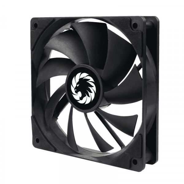 Фото - Уцінка - Корпусний вентилятор Gamemax 120mm Black (GMX-WFBK-BK)