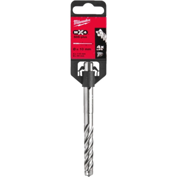 Фото - Бур Milwaukee SDS-PLUS MX4 10,0х115х50 мм (4932352025)
