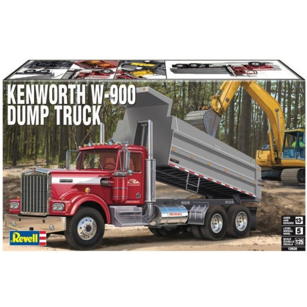Фото - Набор для моделирования техники Revell Самосвал Kenworth W-900 (RVL-12628)