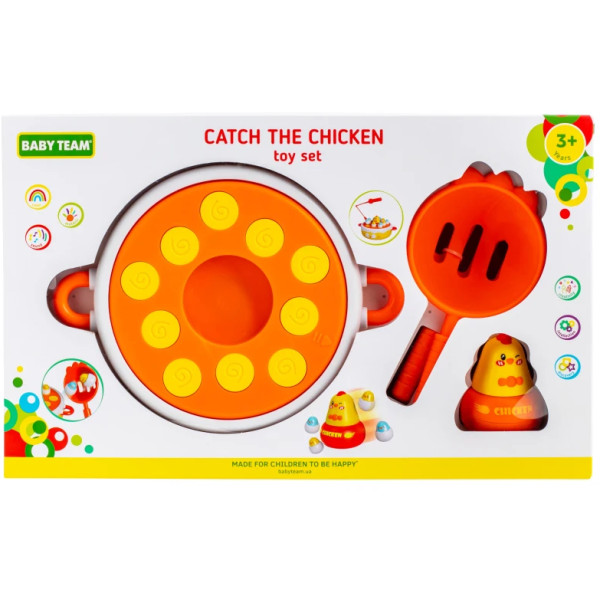 Фото - Інтерактивний набір Baby Team Впіймай курча (8674)