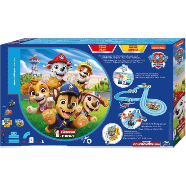 Фото - Игровой набор Carrera First PAW PATROL - Гонки и спасение (CR-20063058)
