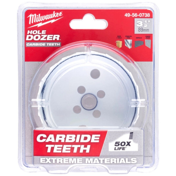 Фото - Коронка по металу Milwaukee Bi-Metal Carbide 89 мм (49560738)