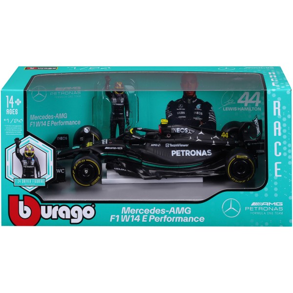 Фото - Колекційний легковий транспорт Bburago MERCEDES-AMG F1 W14 E PERFORMANCE в асортименті (18-28037)