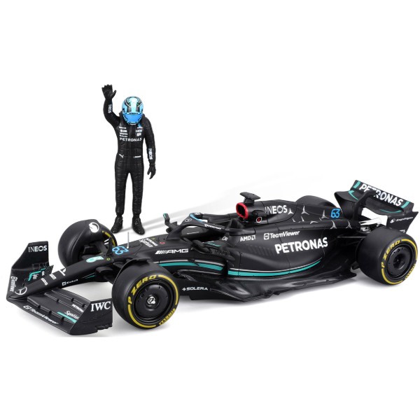 Фото - Колекційний легковий транспорт Bburago MERCEDES-AMG F1 W14 E PERFORMANCE в асортименті (18-28037)