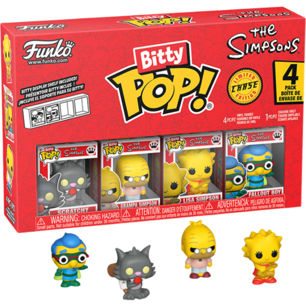 Фото - Колекційна фігурка набір FUNKO BITTY POP! серії Сімпсони - ЦАРАПКА в асортименті (85710)