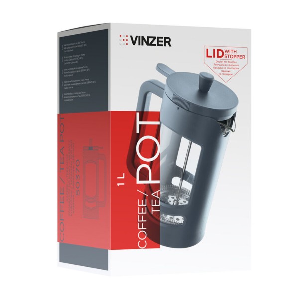 Фото - Френч-пресс Vinzer 1 л. (50370)