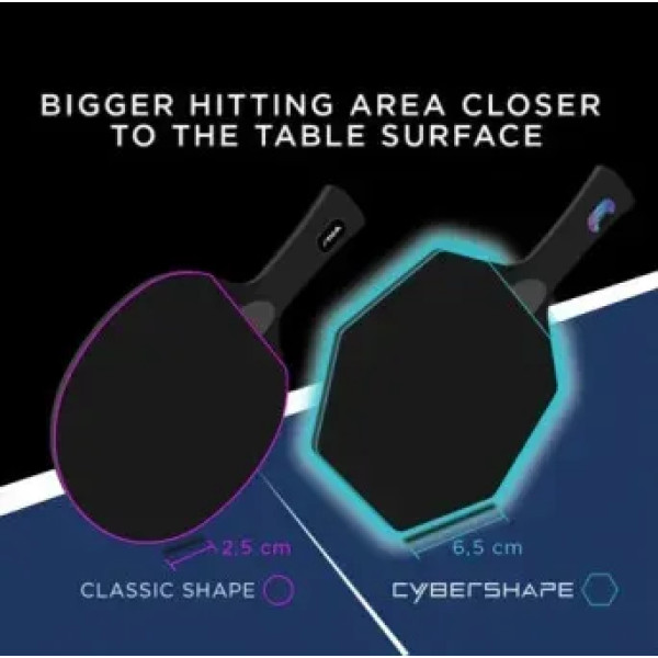 Фото - Ракетка для настільного тенісу Stiga Allround Future Cybershape System FL (1650-0201-35)