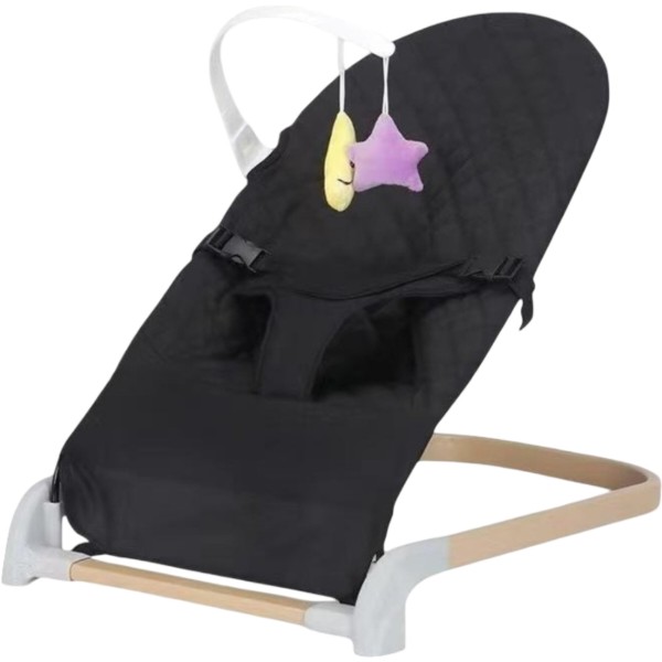Фото - Крісло-шезлонг Kidilo Shaking chair DKL-601 Black