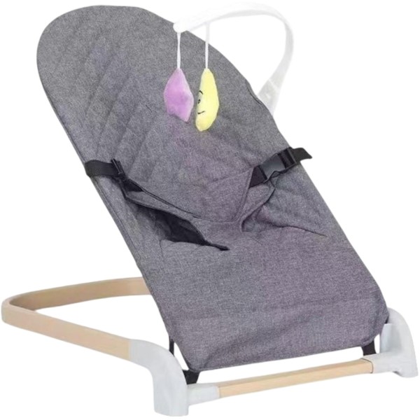 Фото - Крісло-шезлонг Kidilo Shaking chair DKL-601 Grey