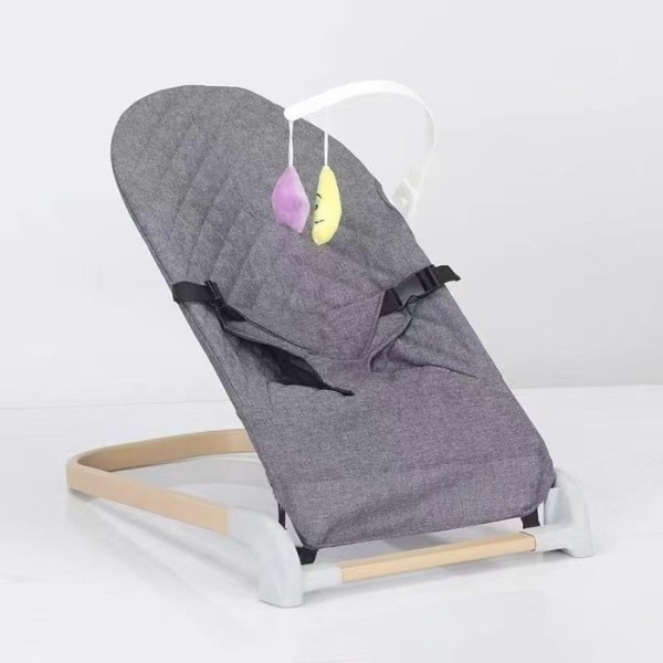 Фото - Крісло-шезлонг Kidilo Shaking chair DKL-601 Grey