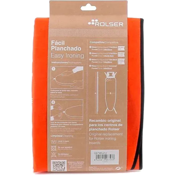 Фото - Чохол для прасувальної дошки Rolser Muleton Mandarina 140x55 см (FUR004-2089)