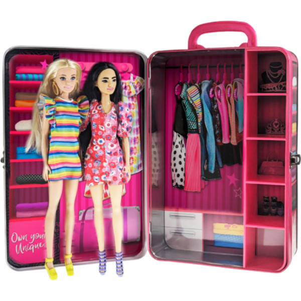 Фото - Меблі і будиночки для ляльки Barbie кейс Барбі та Друзі (BBDS6)