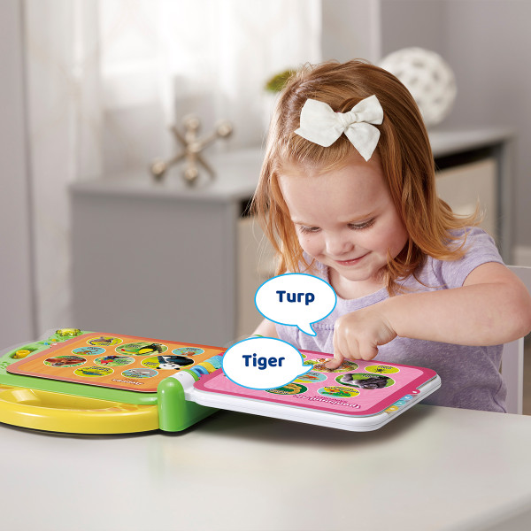 Фото - Інтерактивна іграшка VTech АНГЛО-УКРАЇНСЬКИЙ СЛОВНИК - 100 ТВАРИН (80-609576)