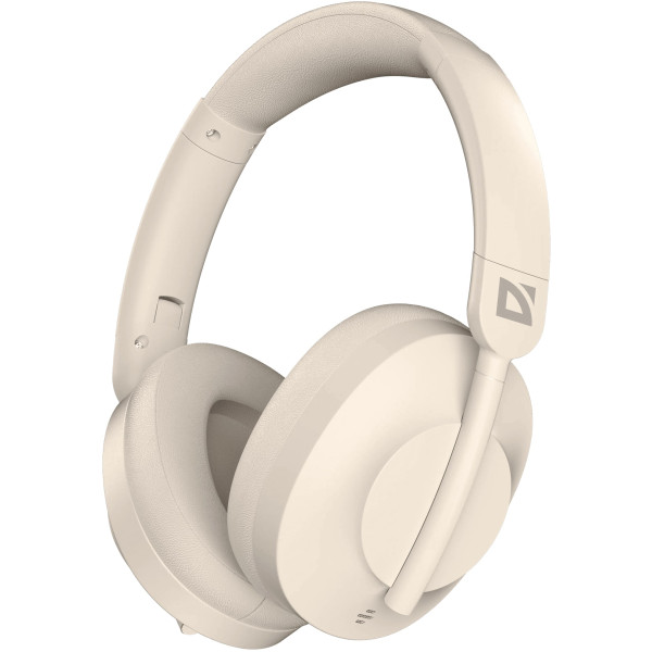 Фото - Навушники повнорозмірні бездротові Defender FreeMotion B485 Beige (63486)