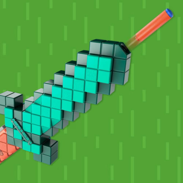 Фото - Бластер багатозарядний Hasbro Nerf Minecraft Sword (G1437)