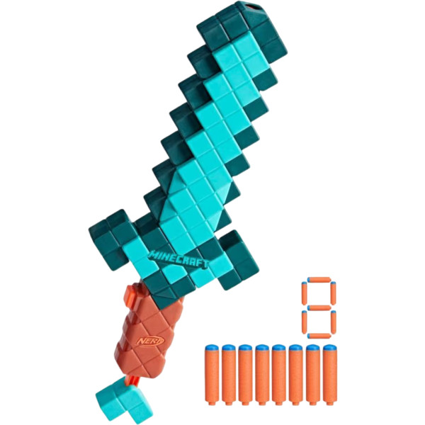 Фото - Бластер багатозарядний Hasbro Nerf Minecraft Sword (G1437)