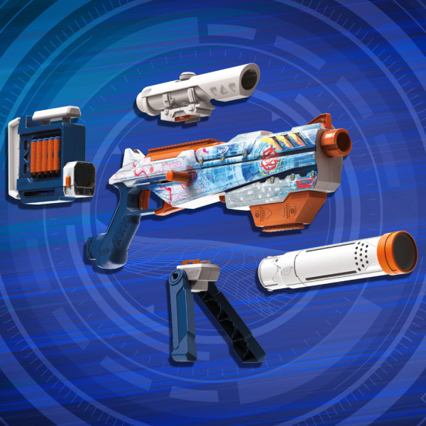 Фото - Бластер багатозарядний Hasbro Nerf Loadout Arctic Zerostriker (G1763)