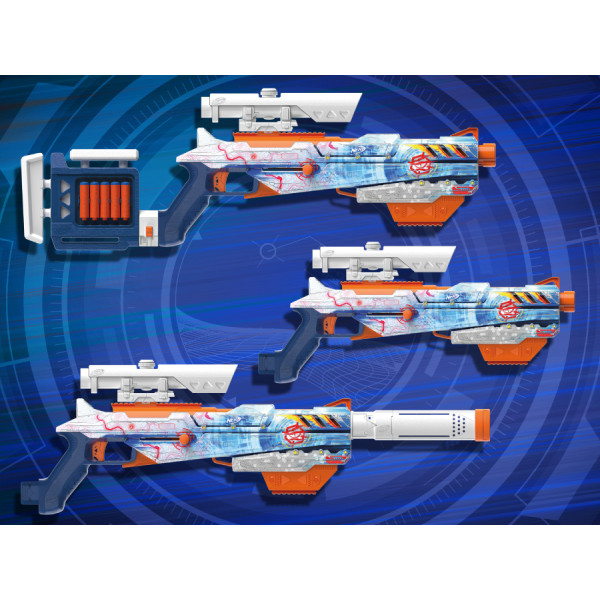 Фото - Бластер багатозарядний Hasbro Nerf Loadout Arctic Zerostriker (G1763)