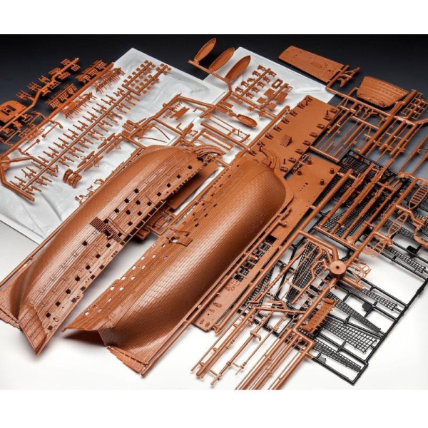 Фото - Набір для моделювання техніки Revell набір Корабель Victory Трафальгарська битва рівень 4 (RVL-05767)