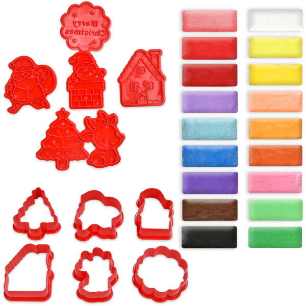 Фото - Ліплення з тіста Strateg Містер Тісто: Merry Christmas (31062)