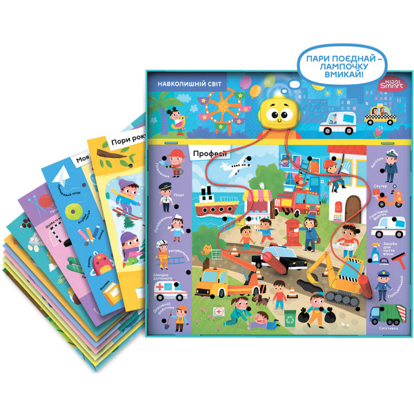 Фото - Настільна гра (3-4 роки) Kiddi Smart ВІКТОРИНА НАВКОЛИШНИЙ СВІТ S2 (157-A-0022-UA)