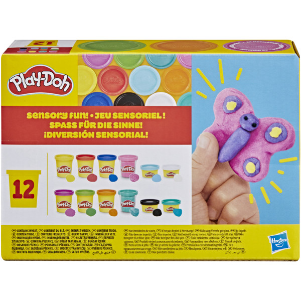 Фото - Расходники Hasbro Play-Doh 12 баночек (F1989)