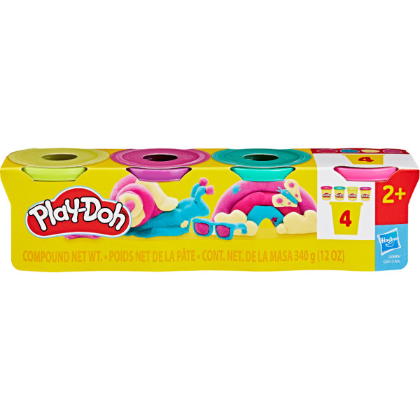 Фото - Матеріали Hasbro 4 баночки G0689 Play-Doh VIBRANT (G0512_G0689) Фото - Матеріали Hasbro 4 баночки G0689 Play-Doh VIBRANT (G0512_G0689)