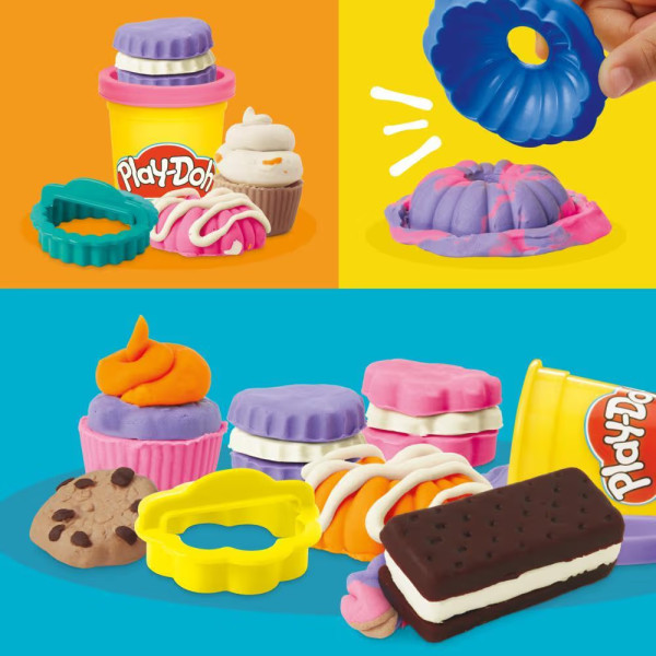 Фото - Наборы для лепки Hasbro Кулинарные формочки G1615 Play-Doh LITTLE BAKERY PLAYSET (G1609_G1615)