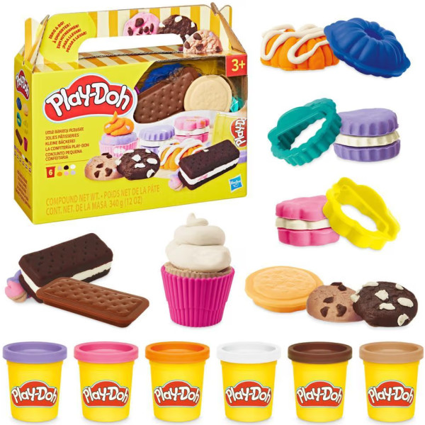 Фото - Наборы для лепки Hasbro Кулинарные формочки G1615 Play-Doh LITTLE BAKERY PLAYSET (G1609_G1615)