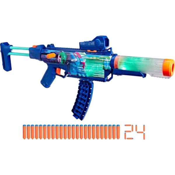 Фото - Бластер багатозарядний Hasbro Nerf Loadout Cyberlight Ghost (G1824)