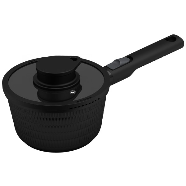 Фото - Ківш зі знімною ручкою Ringel Grey Line 16 см зі з`ємною ручкою (RG-4155-16)